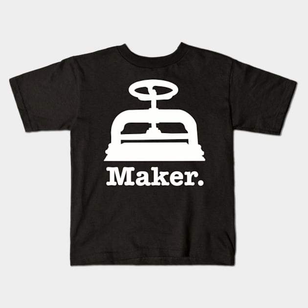 (Book) Maker Kids T-Shirt by SeveralDavids